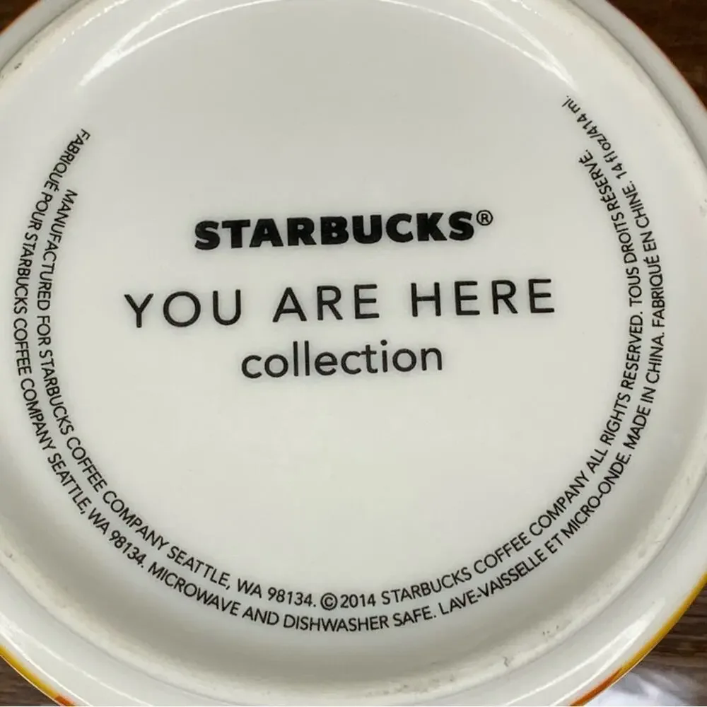 Starbucks 2014 Collection Mug You Are Here Los Angeles